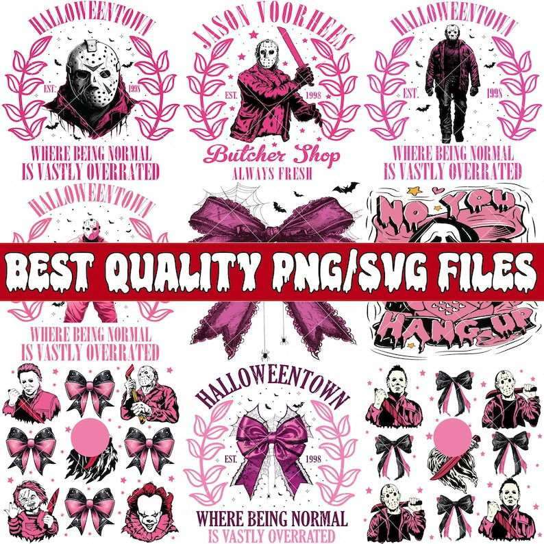 1001+ Bundle Halloween, Horror Movie Character, Scary Movie, Sublimation Design