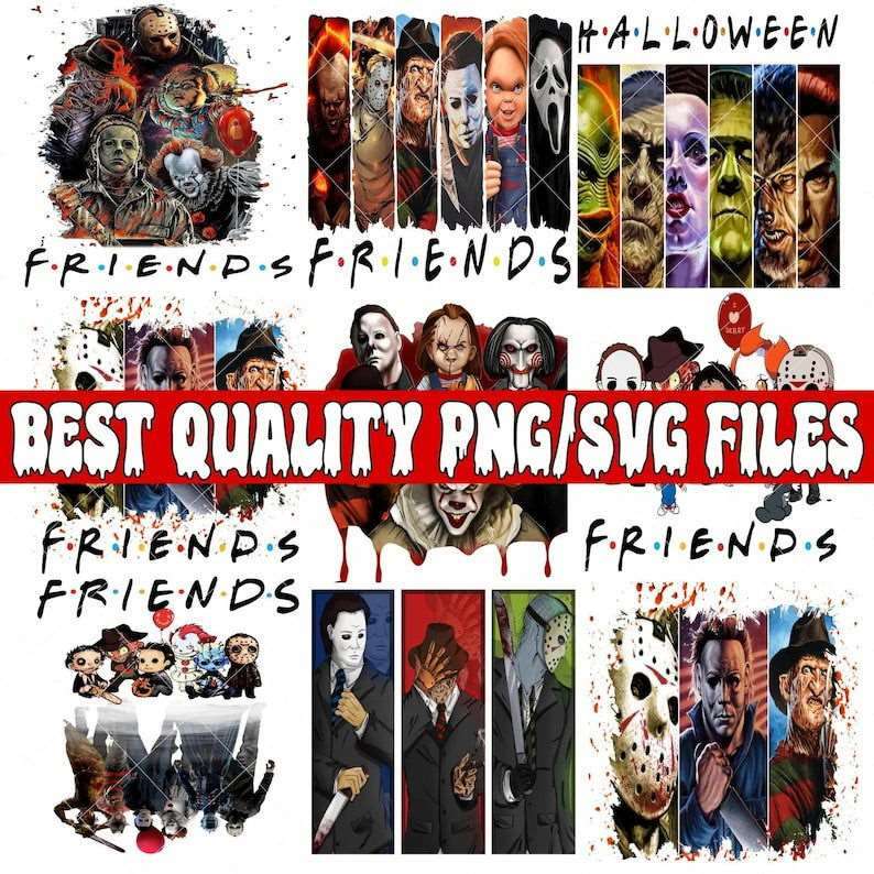 1001+ Bundle Halloween, Horror Movie Character, Scary Movie, Sublimation Design