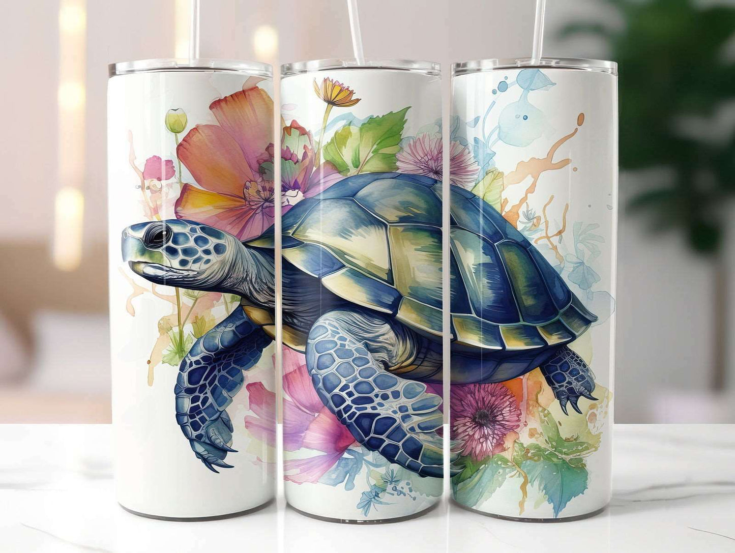 20oz Skinny Tumbler Mockup Bundle, Canva Tumbler Mockup, PSD Smart Objects