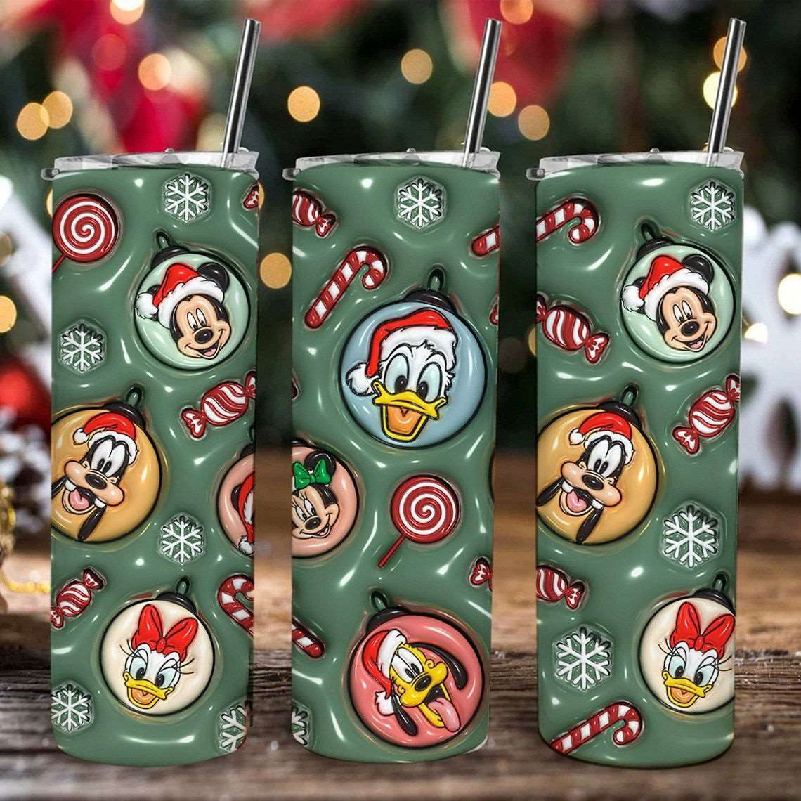 20oz Tumbler 3D Inflated Png