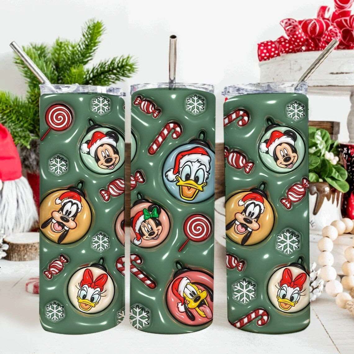 20oz Tumbler 3D Inflated Png