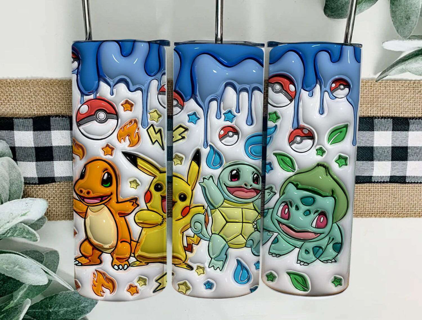 20oz Tumbler wrap Inflated 3D Po 03