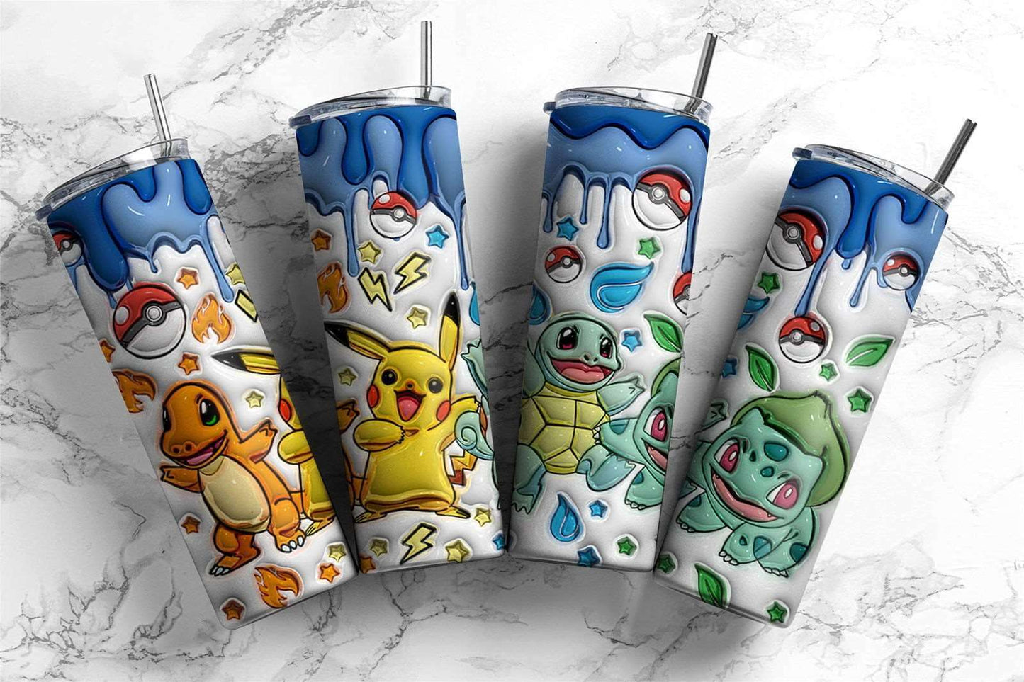 20oz Tumbler wrap Inflated 3D Po 03