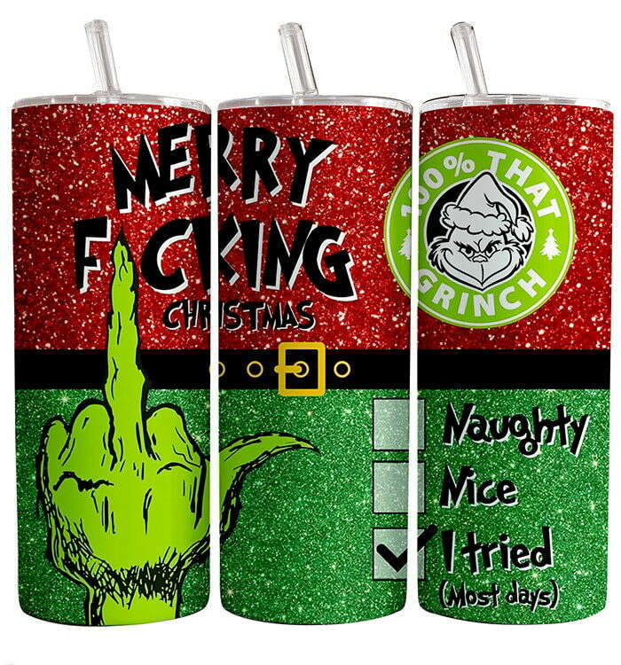 30+ Christmas Tumbler Sublimation Designs 20oz Skinny Tumbler Bundle Wrap