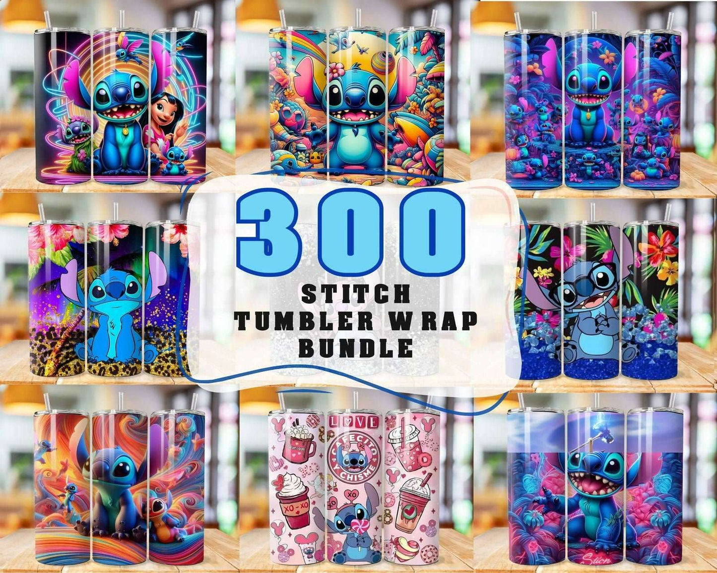 300 ST Tumbler, ST Tumbler, 20oz Skinny Straight Wrap