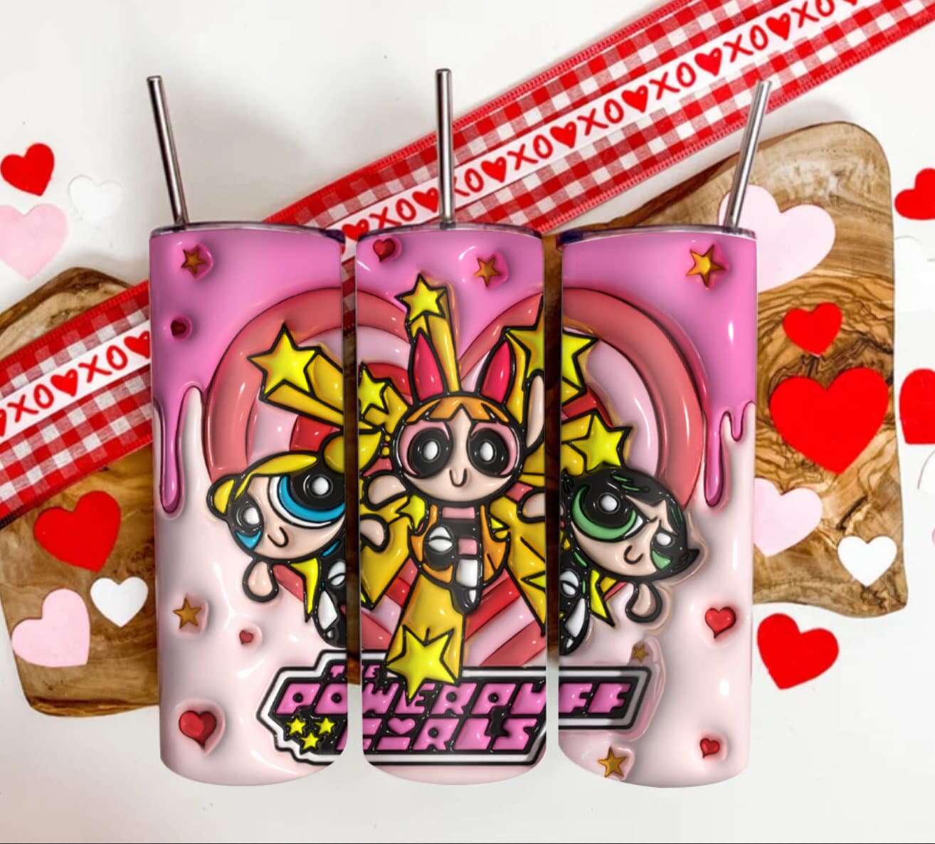 3D Inflated 20oz Tumbler wrap 0 2