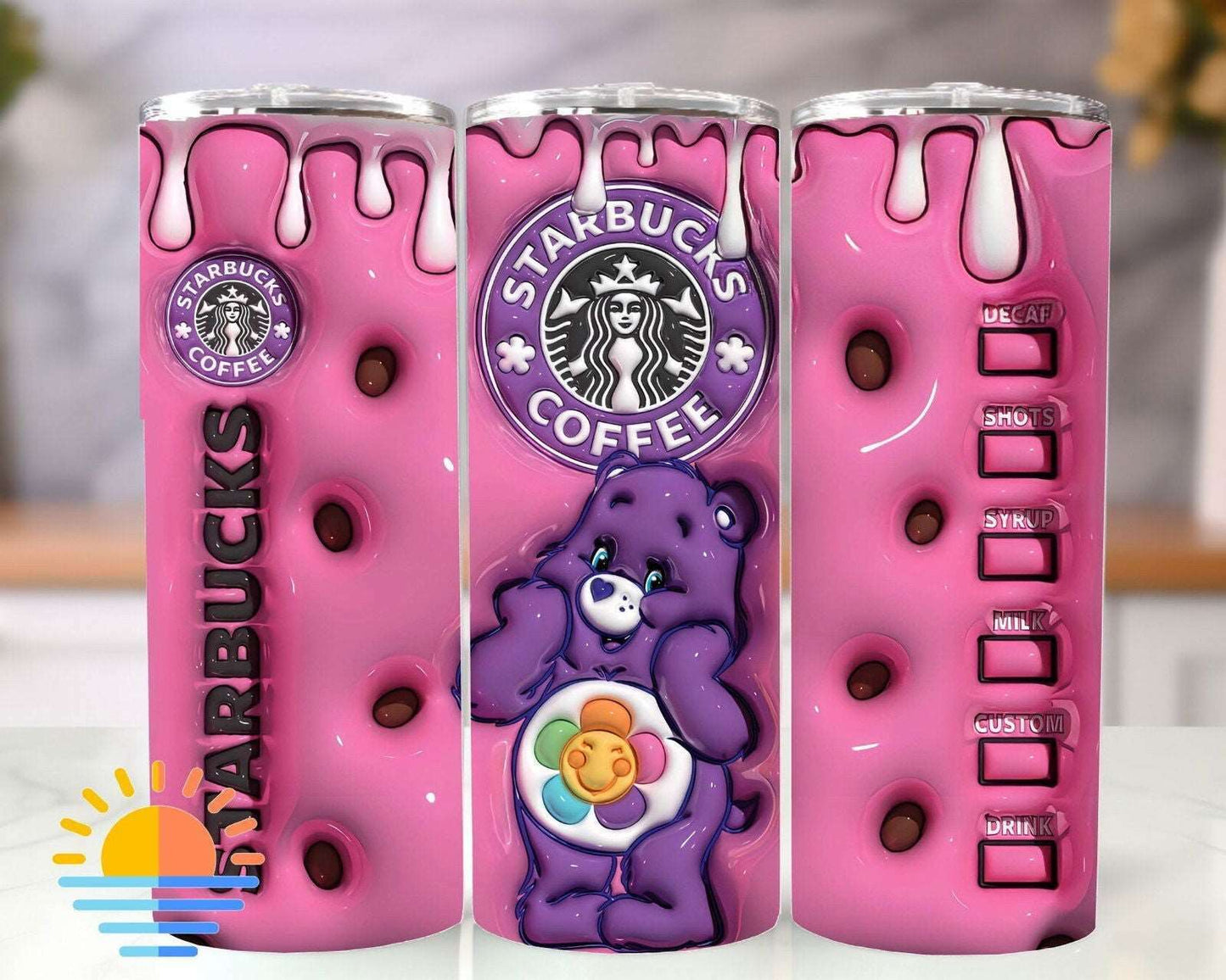 3D Inflated 20oz Tumbler wrap 03