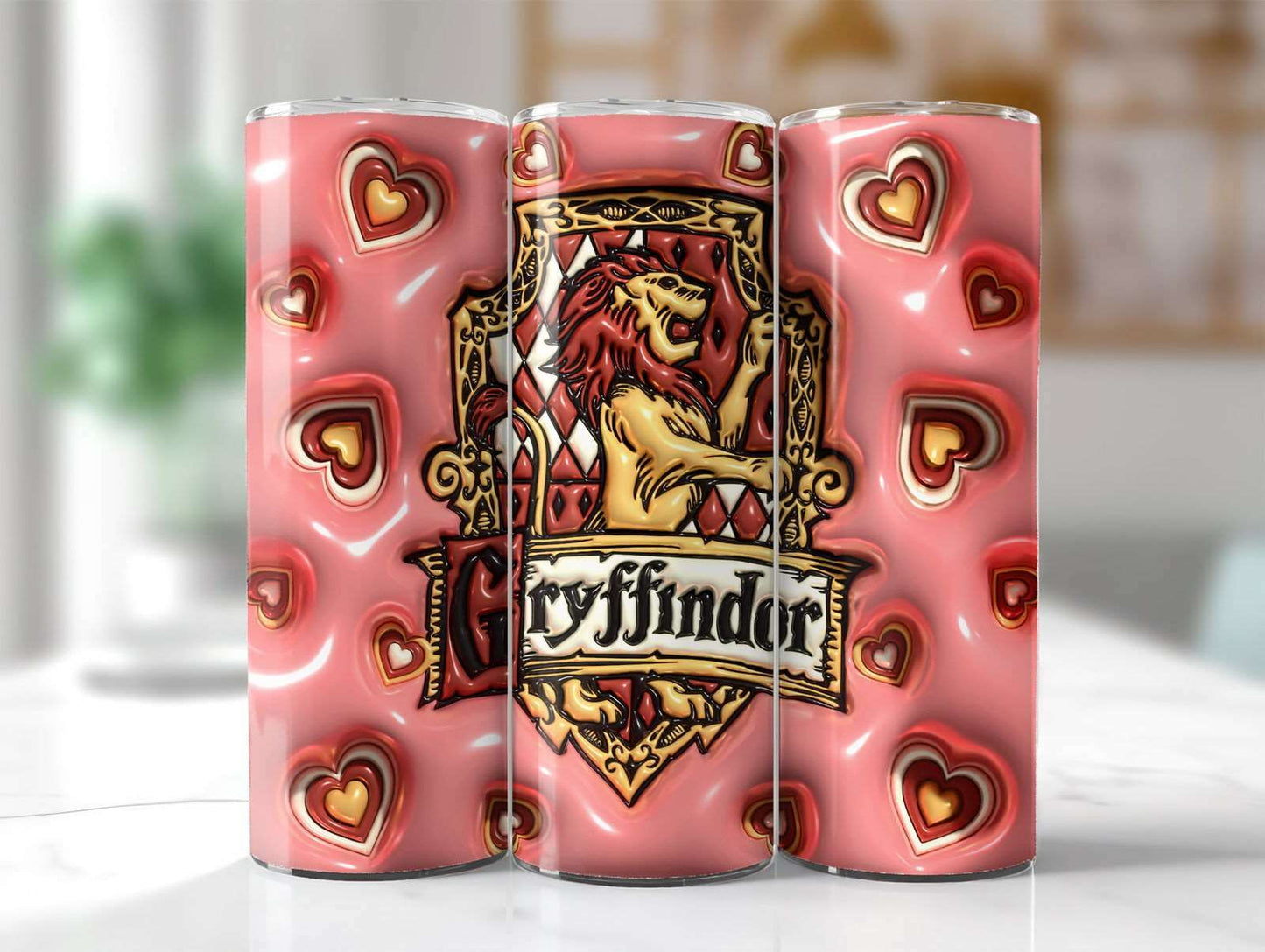 3D Inflated Magic HP Tumbler Wrap PNG, HP Tumbler Sublimation, Magic Wrap, Png Download