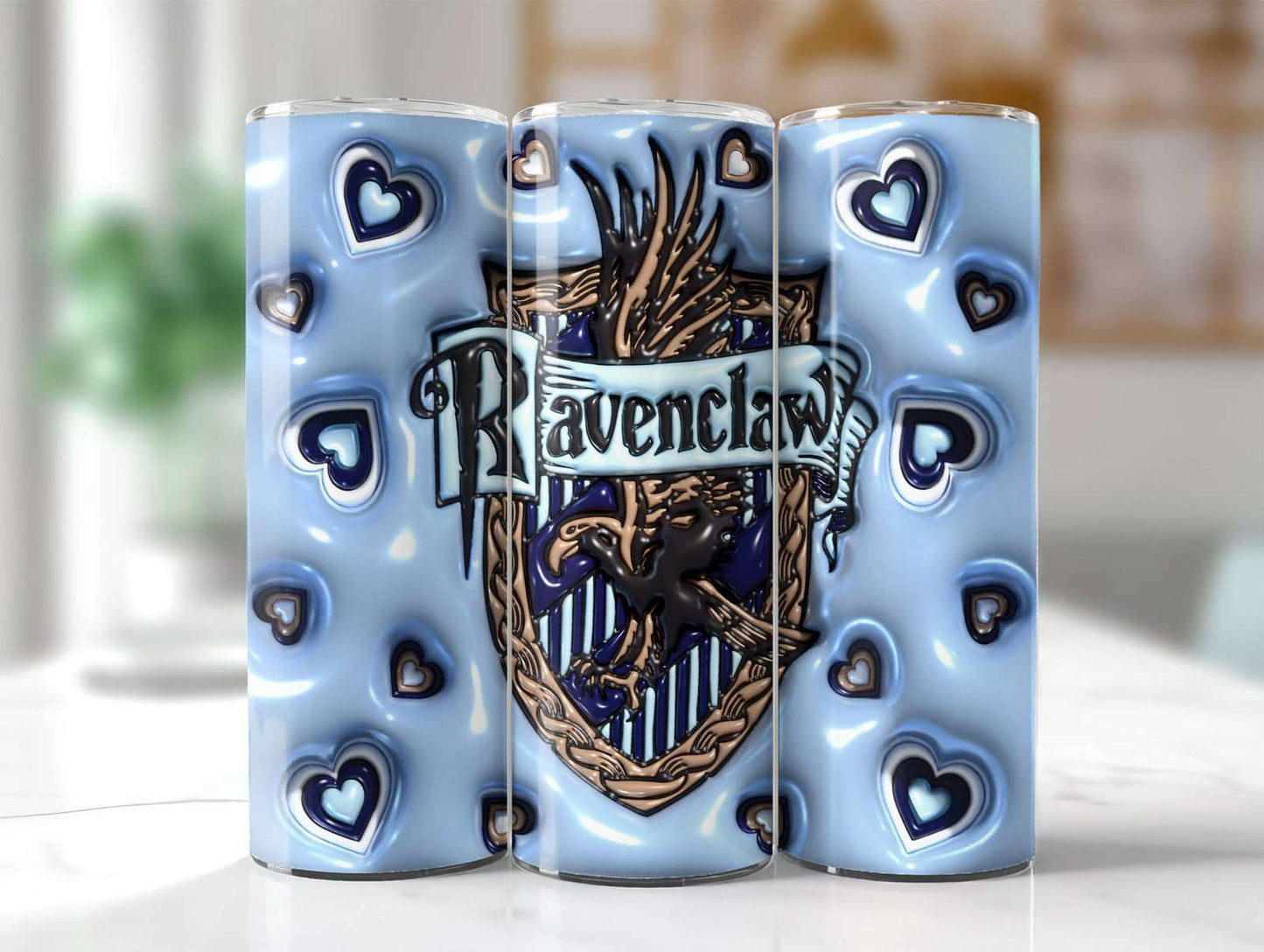 3D Inflated Magic HP Tumbler Wrap PNG, HP Tumbler Sublimation, Magic Wrap, Png Download