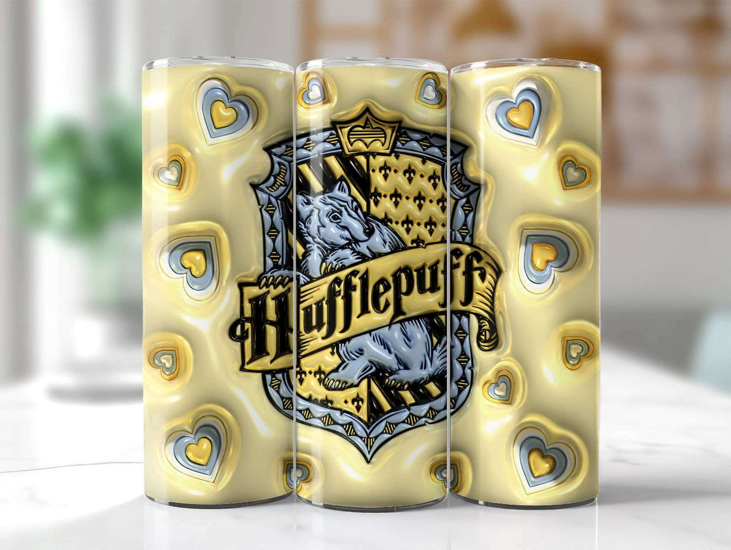 3D Inflated Magic HP Tumbler Wrap PNG, HP Tumbler Sublimation, Magic Wrap, Png Download