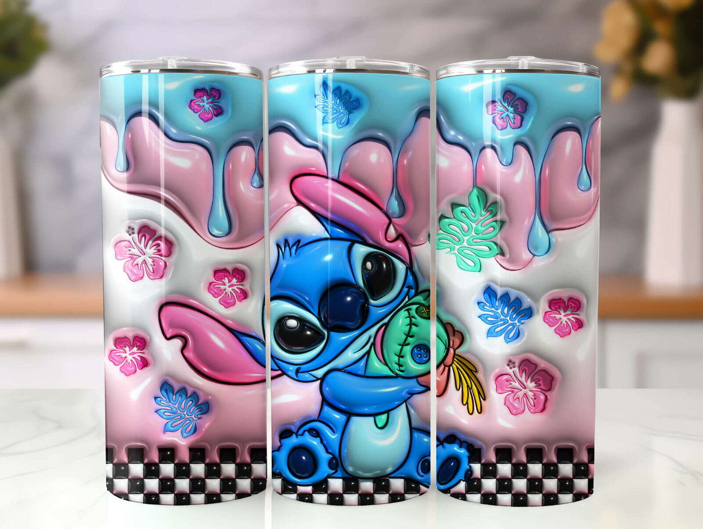3D Inflated Tumbler, ST Inflated Tumbler Wrap 3