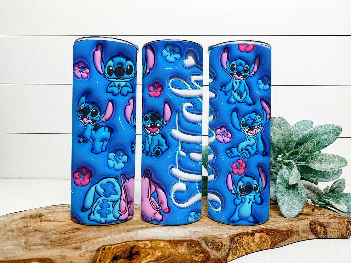 3D Inflated Tumbler Wrap, Design Tumbler, 3D Puffy Tumbler Wrap 1