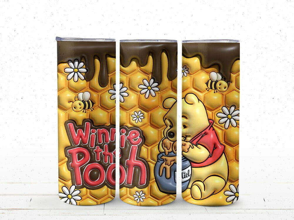 3D Inflated Tumbler Wrap, Design Tumbler, 3D Puffy Tumbler Wrap 4