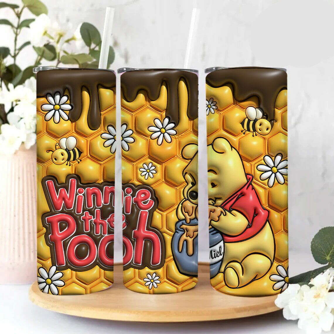 3D Inflated Tumbler Wrap, Design Tumbler, 3D Puffy Tumbler Wrap 4