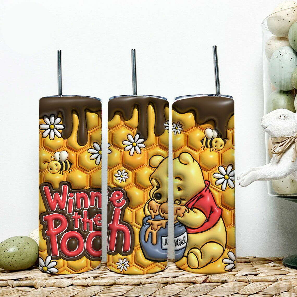 3D Inflated Tumbler Wrap, Design Tumbler, 3D Puffy Tumbler Wrap 4