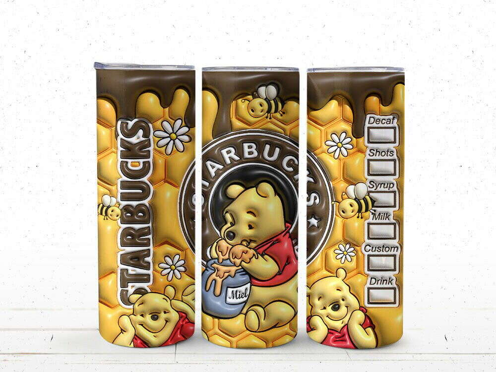 3D Inflated Tumbler Wrap, Design Tumbler, 3D Puffy Tumbler Wrap 5
