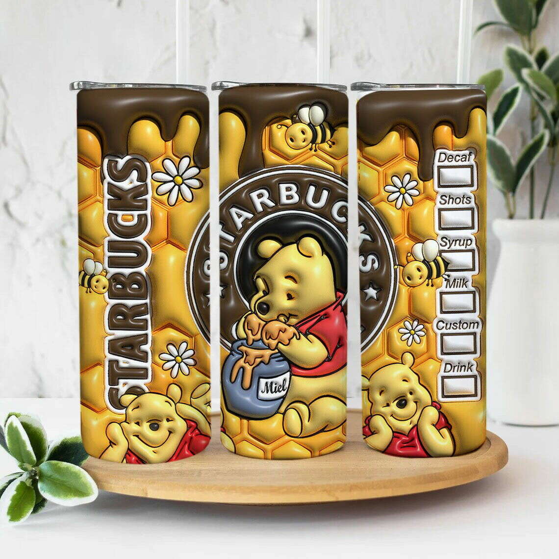 3D Inflated Tumbler Wrap, Design Tumbler, 3D Puffy Tumbler Wrap 5