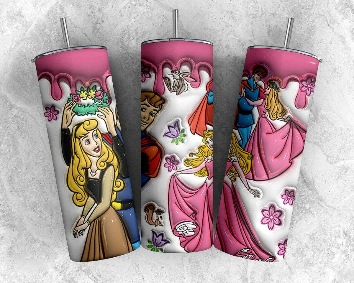 3D Inflated Tumbler Wrap, Inflated Tumbler Png