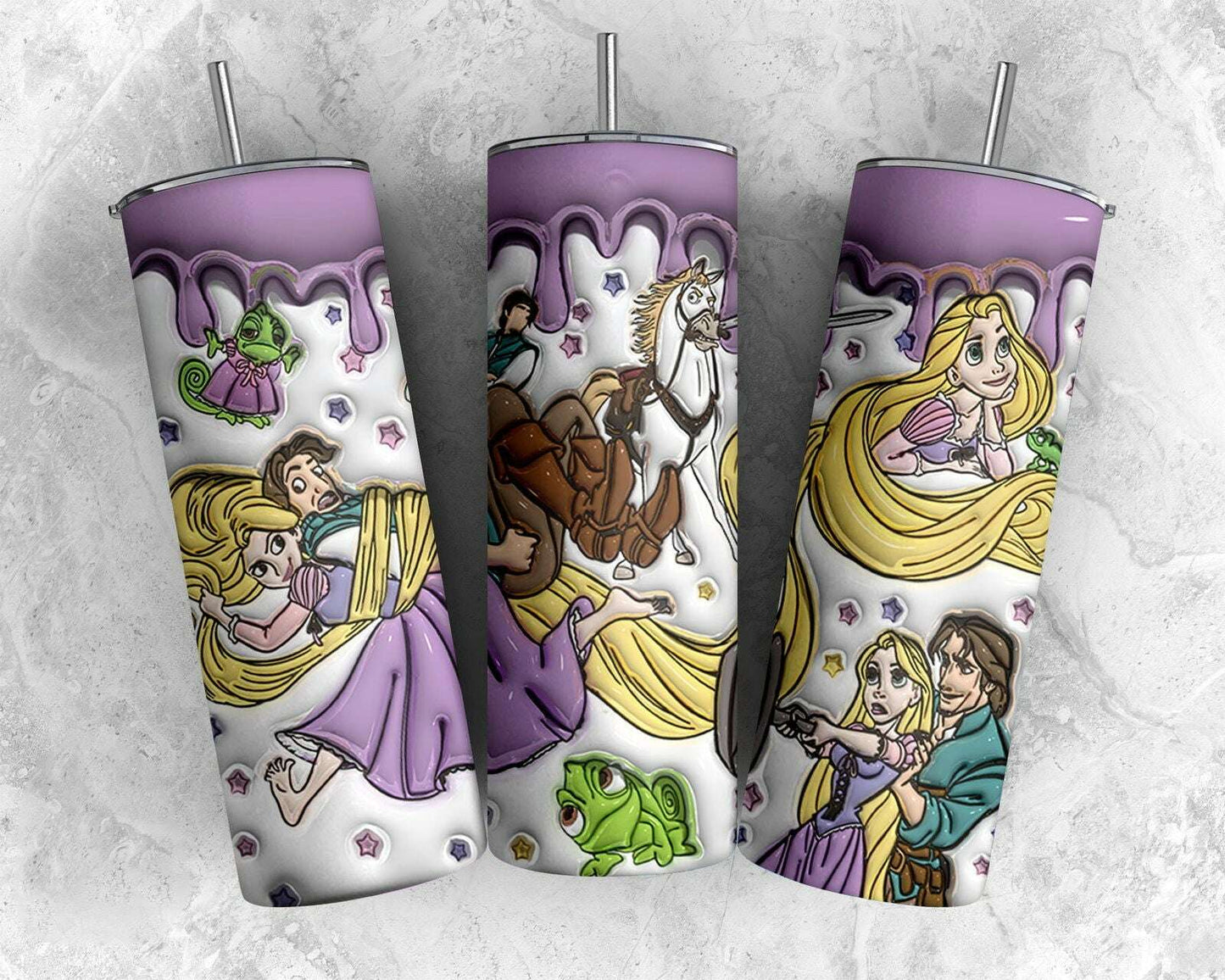 3D Inflated Tumbler Wrap, Inflated Tumbler Png