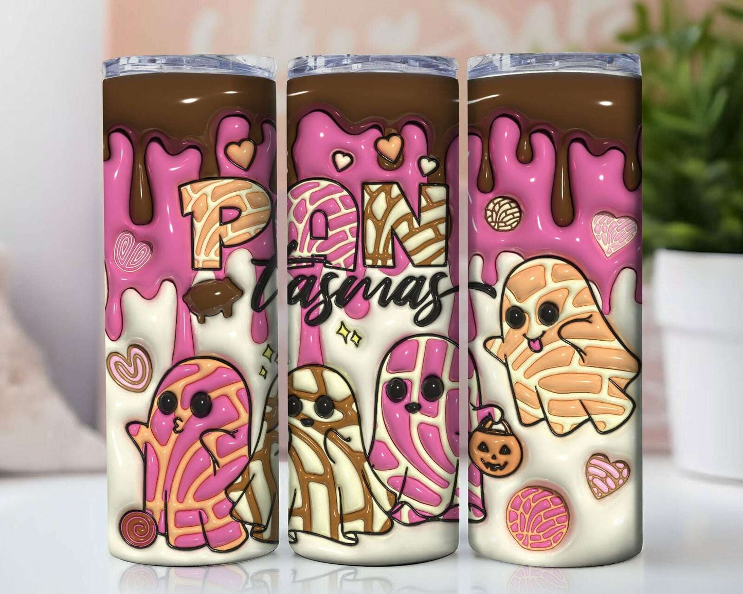 3D Inflated Tumbler Wrap, Mexican Halloween 7