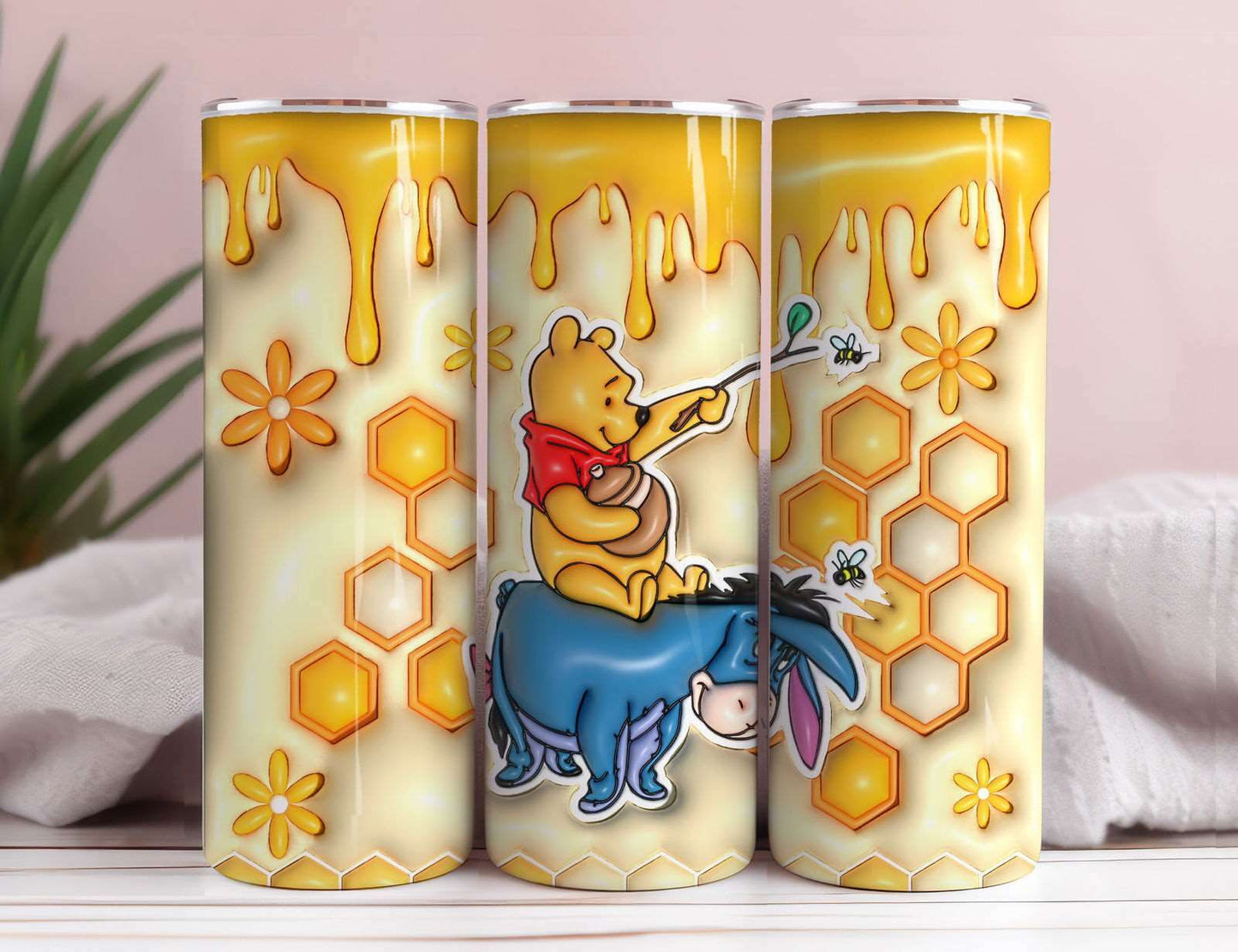3D Inflated Tumbler Wrap, Winnie Inflated Tumbler Wrap 7