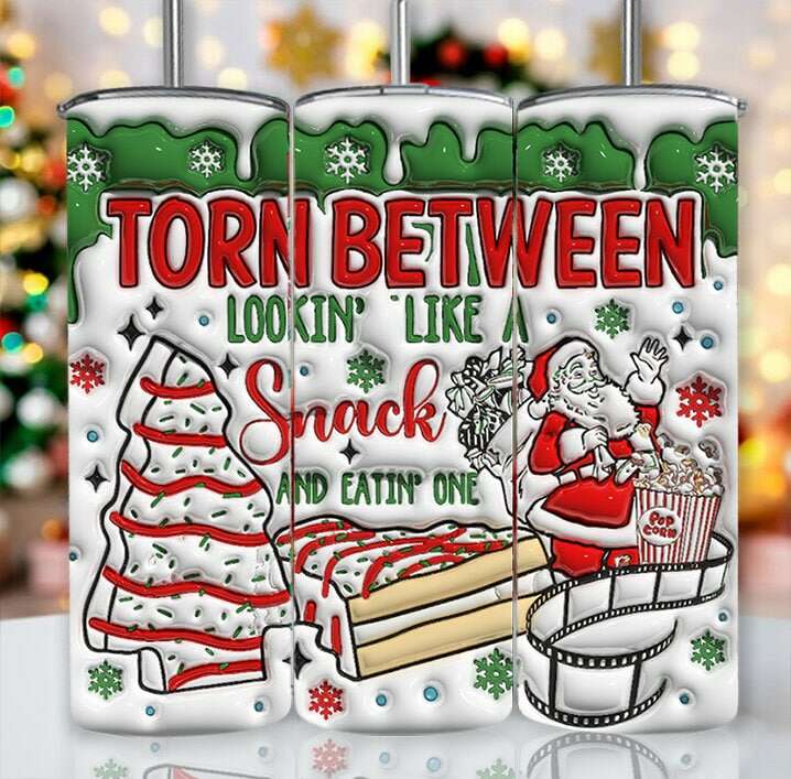3D T Xmas Santa, Hot Cocoa, Movies, Christmas Cakes