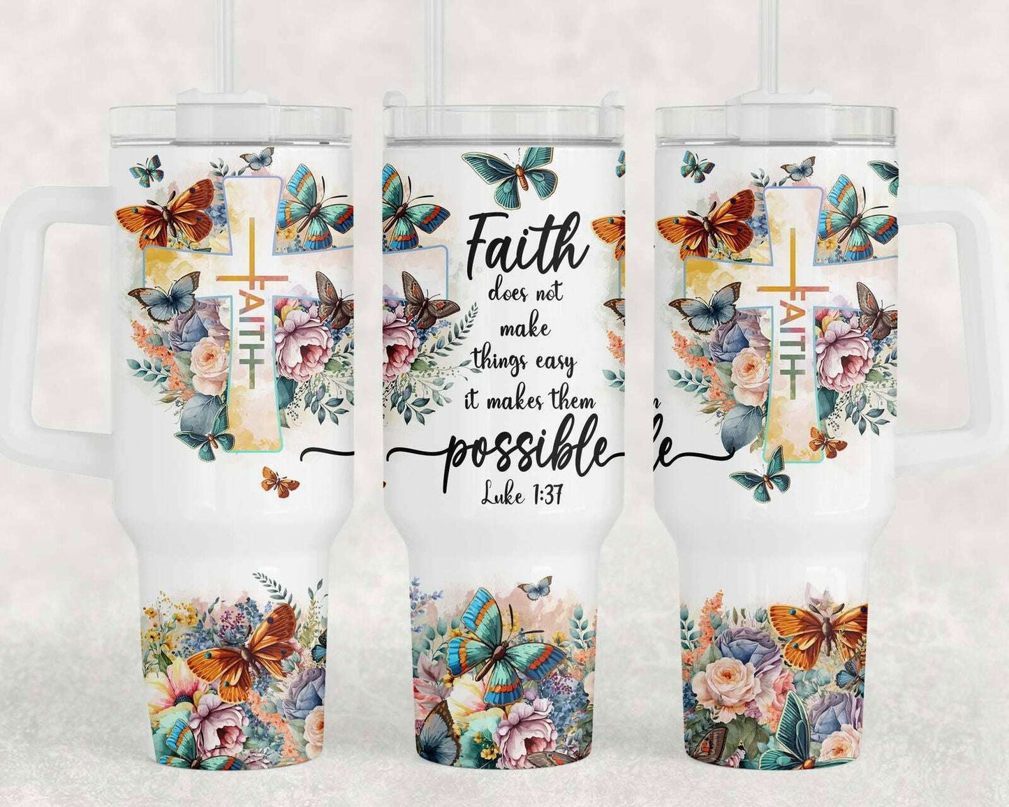 40oz Quencher Tumbler Sublimation Design Sublimation