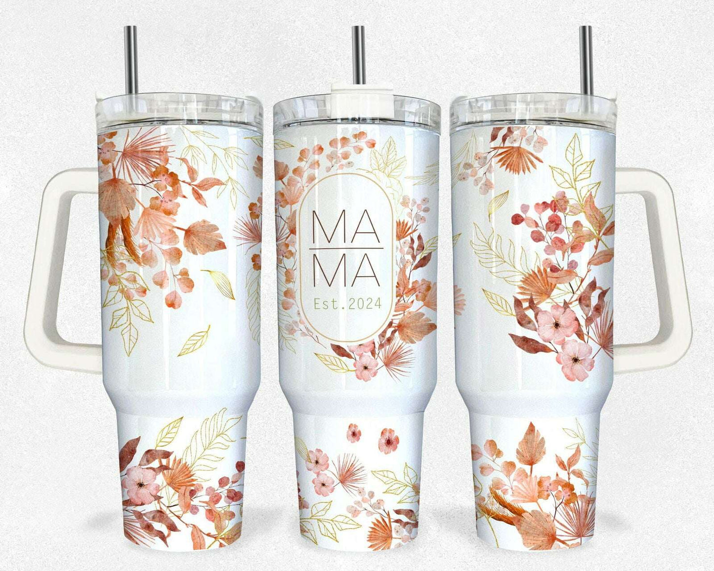 40oz Tumbler Wrap, Mama 40 oz Tumbler Png