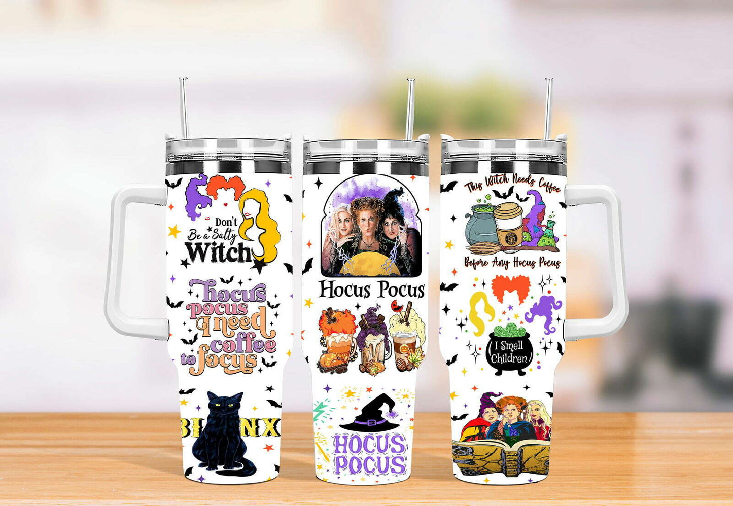 40oz Tumbler Wrap Png, Halloween 2 pieces 40 oz Tumbler Png, Horror 40oz Tumbler Png Sublimation Designs