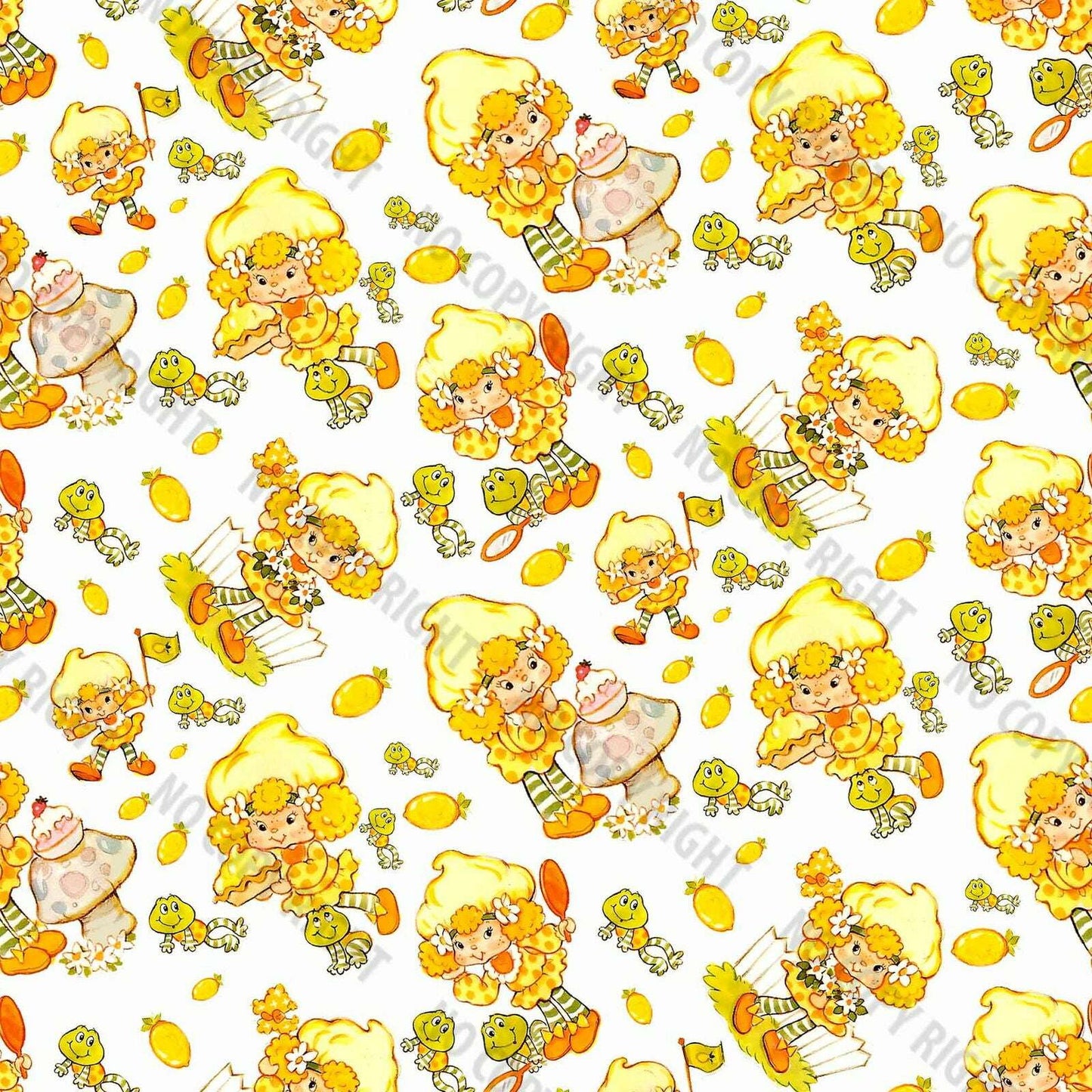 80 Yeallow seamless Pattern