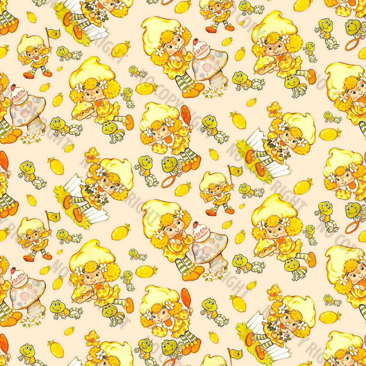 80 Yeallow seamless Pattern