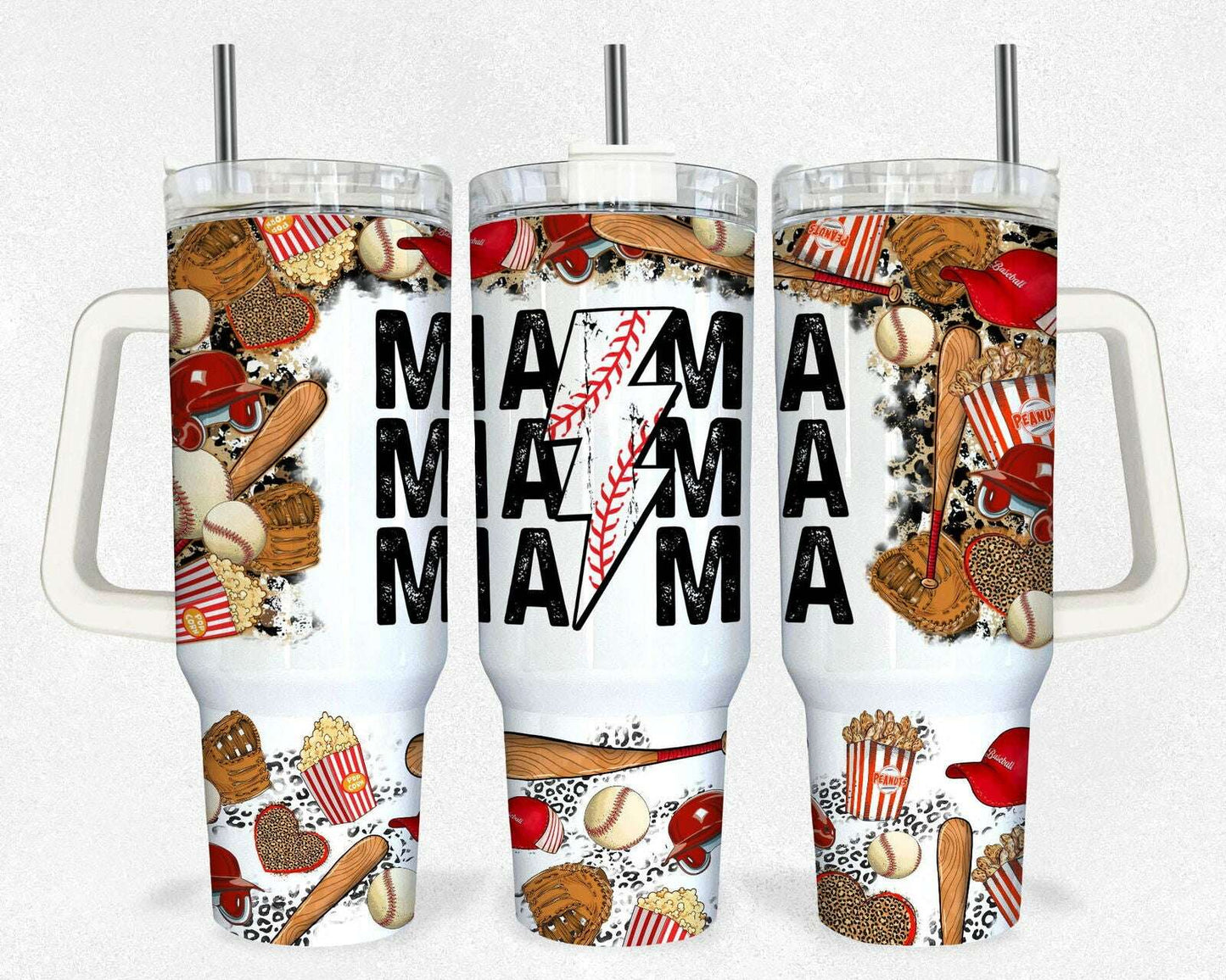 Baseball Mama 40oz Tumbler Wrap 2