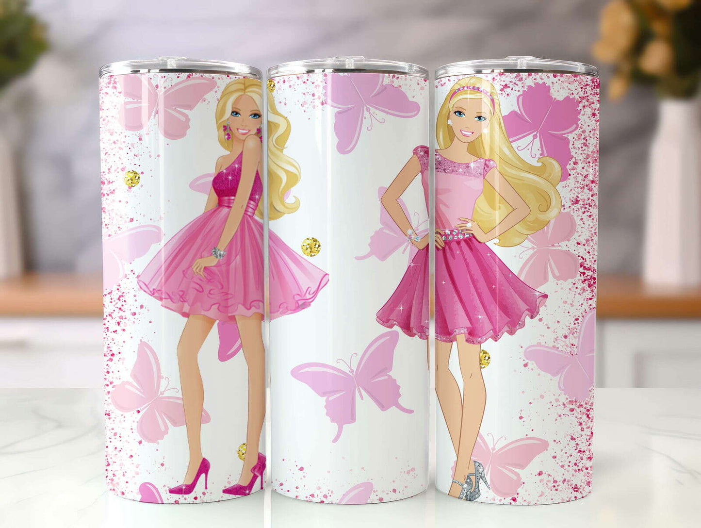 BB Tumbler Wrap, 20oz Straight Skinny Wrap, Sublimation Design 19