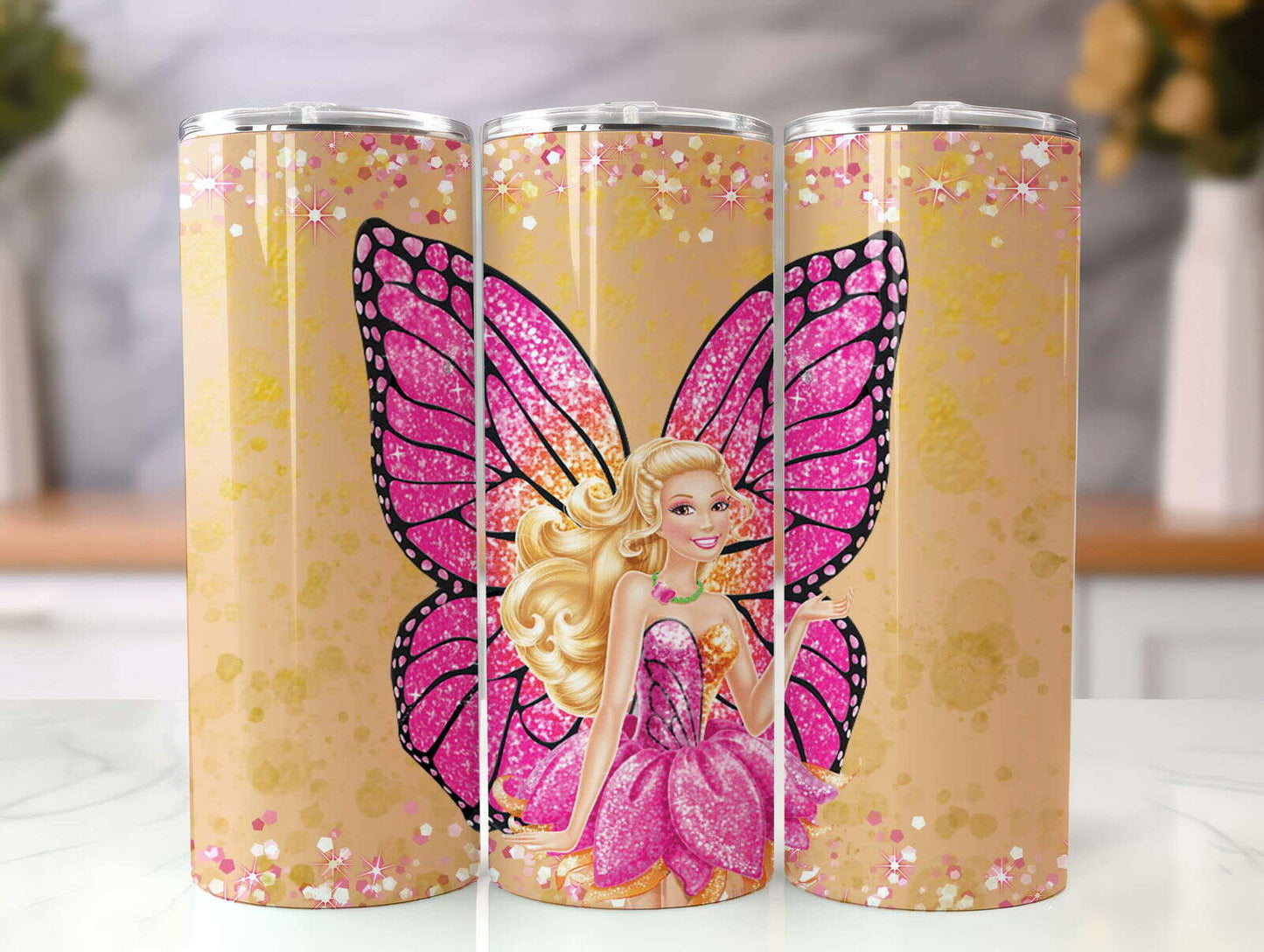 BB Tumbler Wrap, 20oz Straight Skinny Wrap, Sublimation Design 24