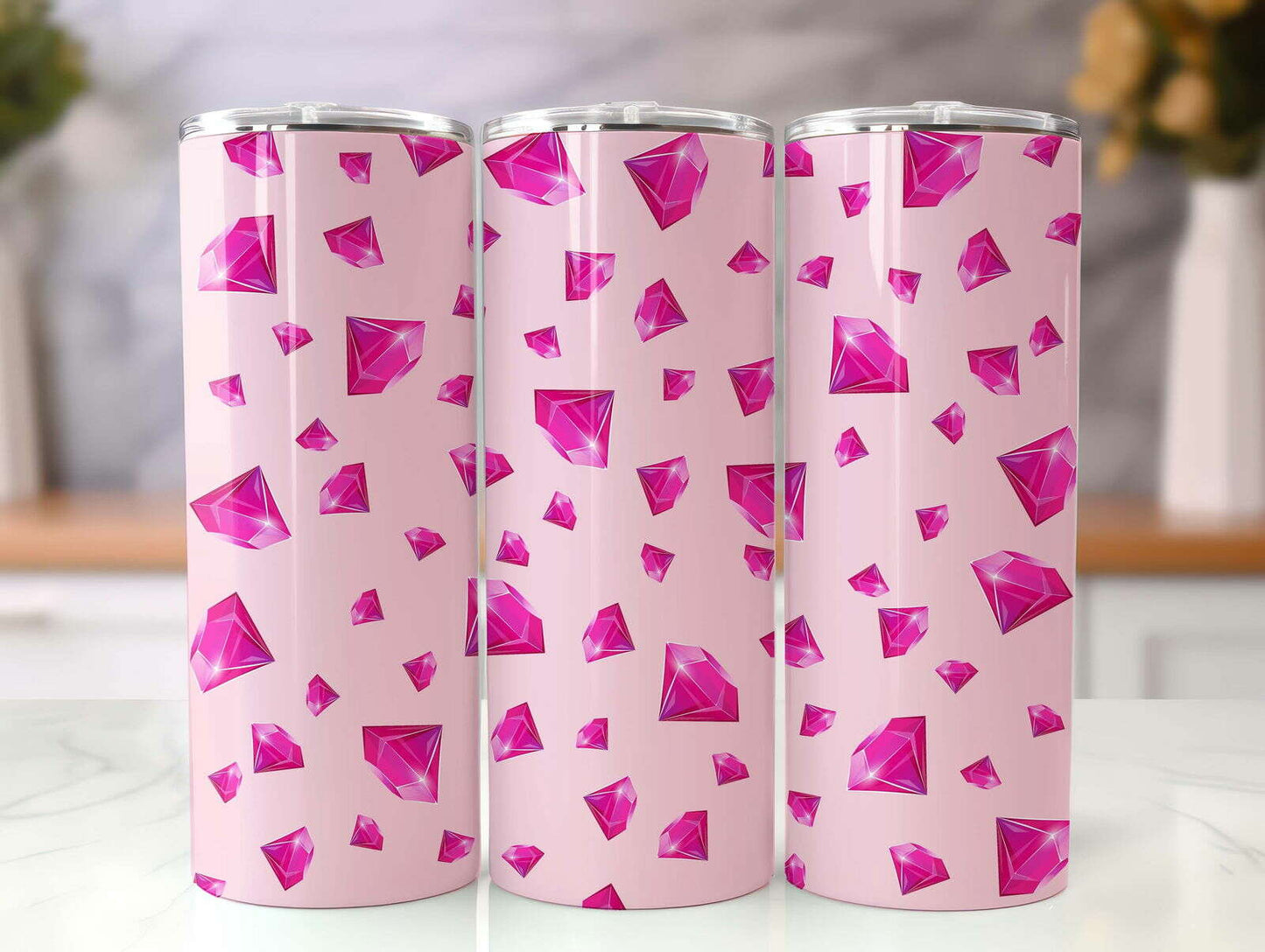 BB Tumbler Wrap, 20oz Straight Skinny Wrap, Sublimation Design 40