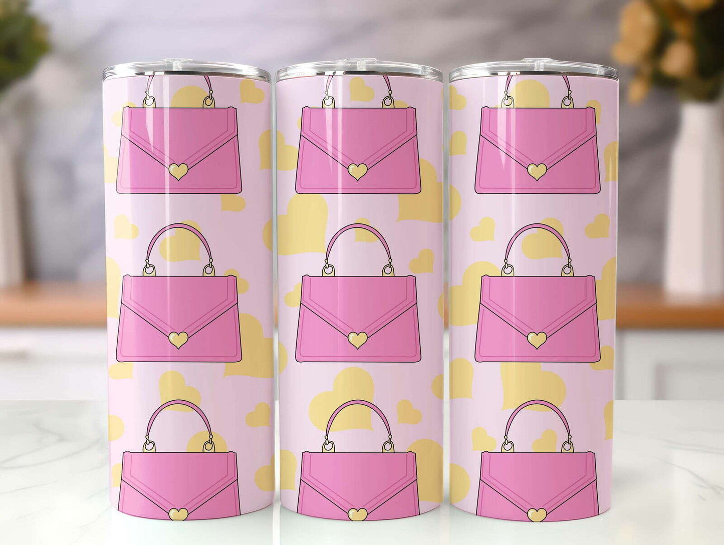 BB Tumbler Wrap, 20oz Straight Skinny Wrap, Sublimation Design 43