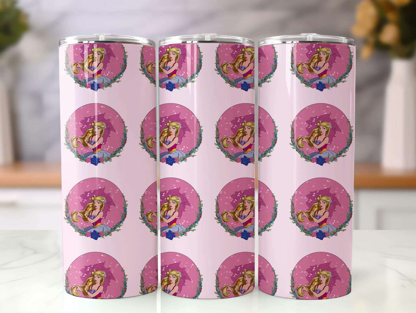 BB Tumbler Wrap, 20oz Straight Skinny Wrap, Sublimation Design 48