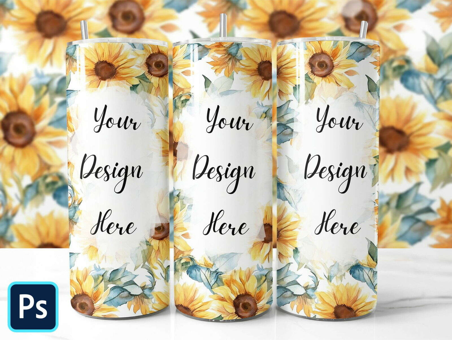 Blurred Background Tumbler Mockup 20Oz Tumbler Mockup