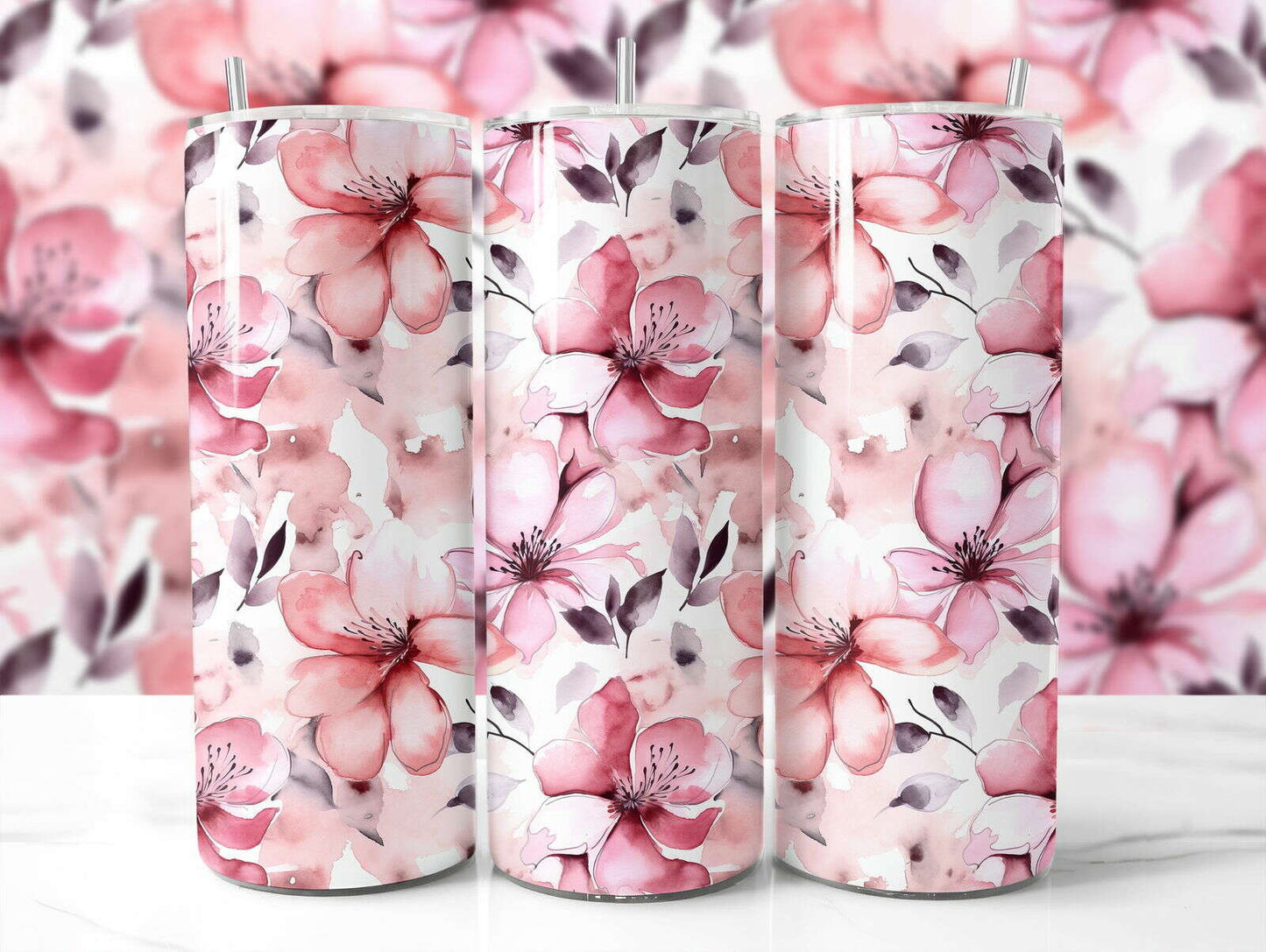 Blurred Background Tumbler Mockup 20Oz Tumbler Mockup