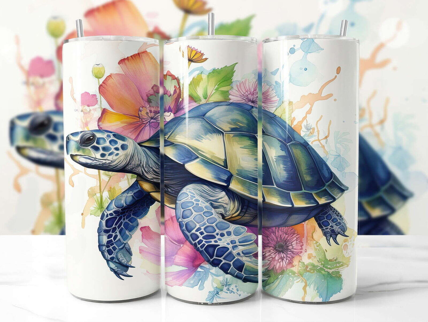Blurred Background Tumbler Mockup 20Oz Tumbler Mockup