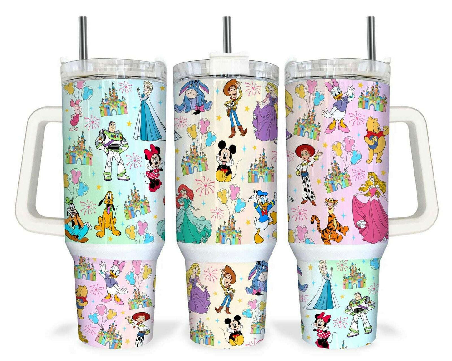 Bundle Cartoon Movies 40oz Tumbler Wrap Sublimation Design, Movies Character wrap
