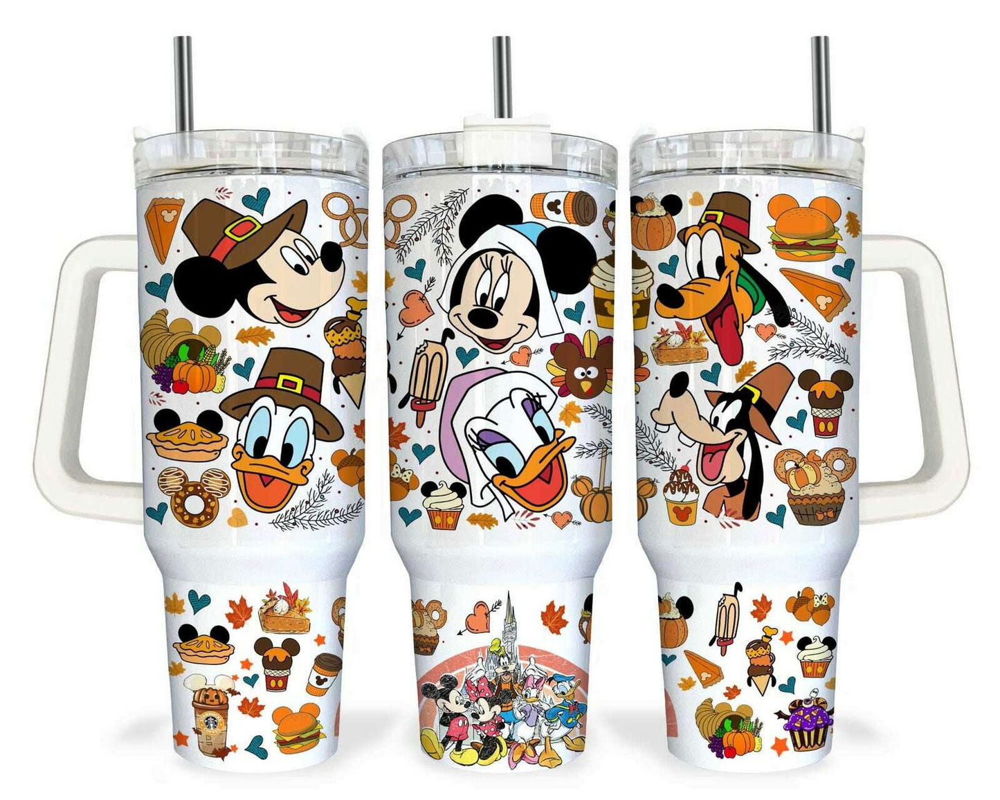 Bundle Cartoon Movies Characters 40oz Tumbler Wrap, Cartoon Characters 40oz PNG Design