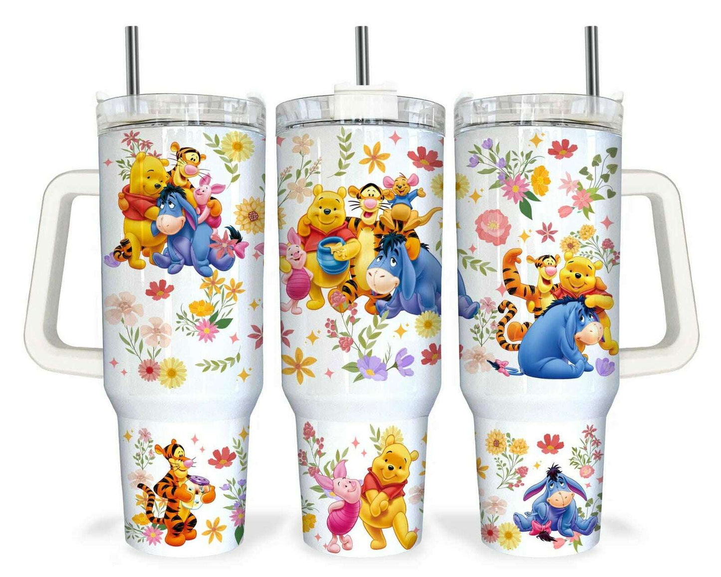 Bundle Cartoon Movies Characters 40oz Tumbler Wrap, Cartoon Characters 40oz PNG Design