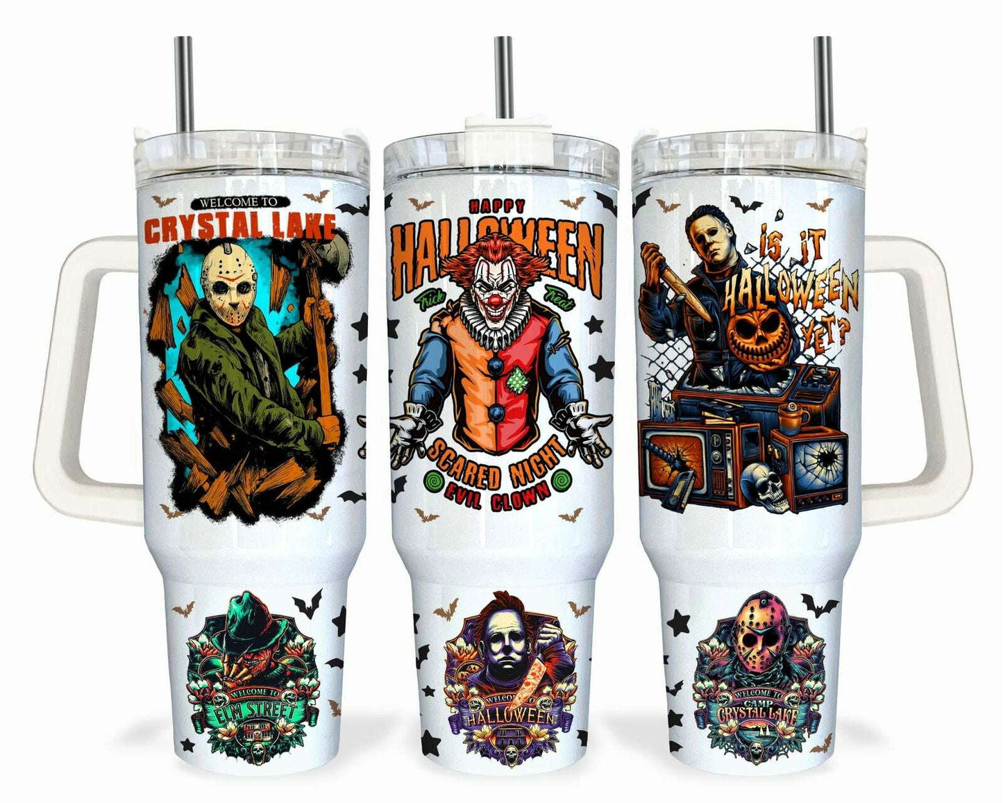 Bundle Cartoon Movies Characters 40oz Tumbler Wrap, Cartoon Characters 40oz PNG Design