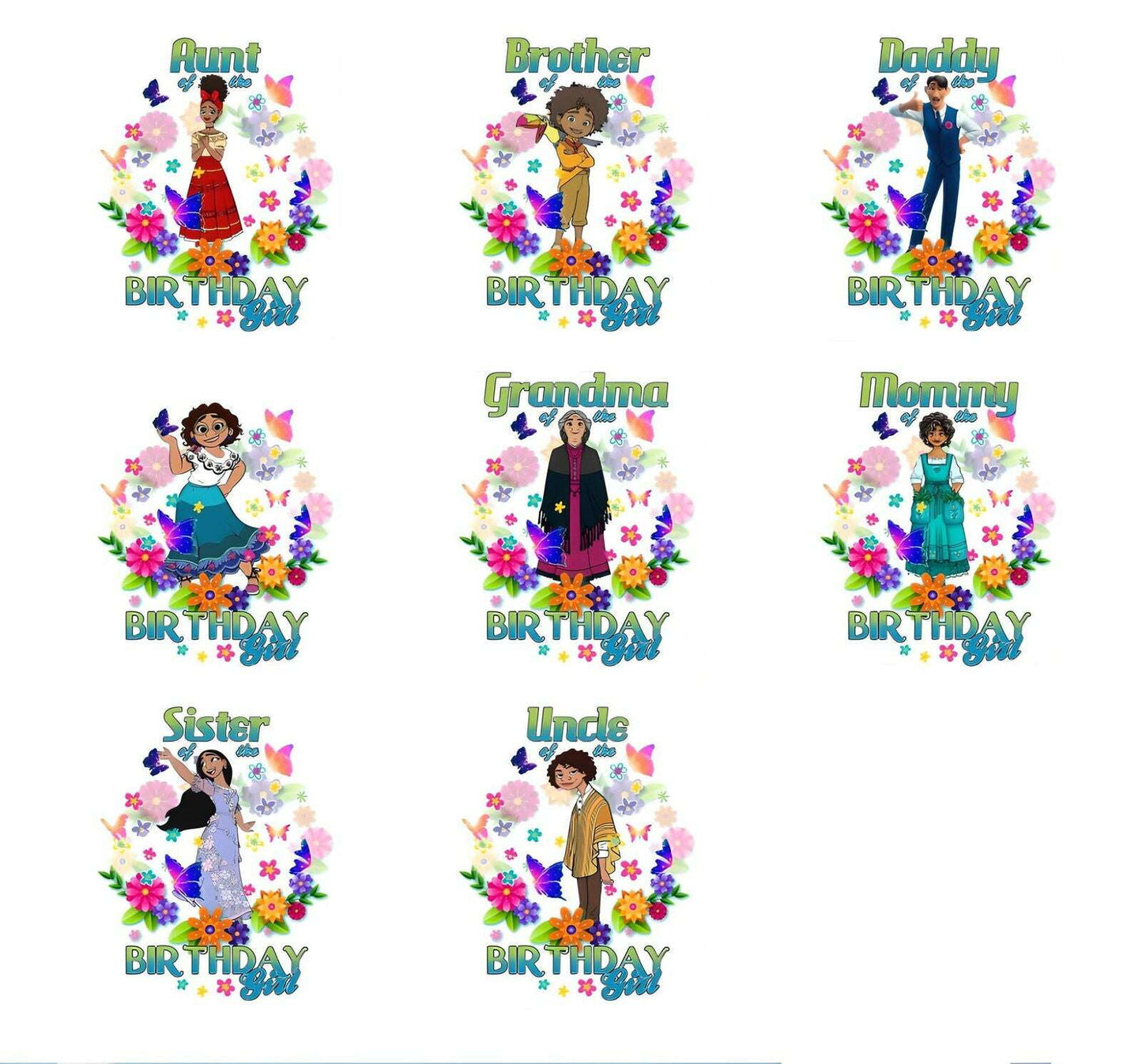 Bundle Family Birthday Girl Png, Birthday Png
