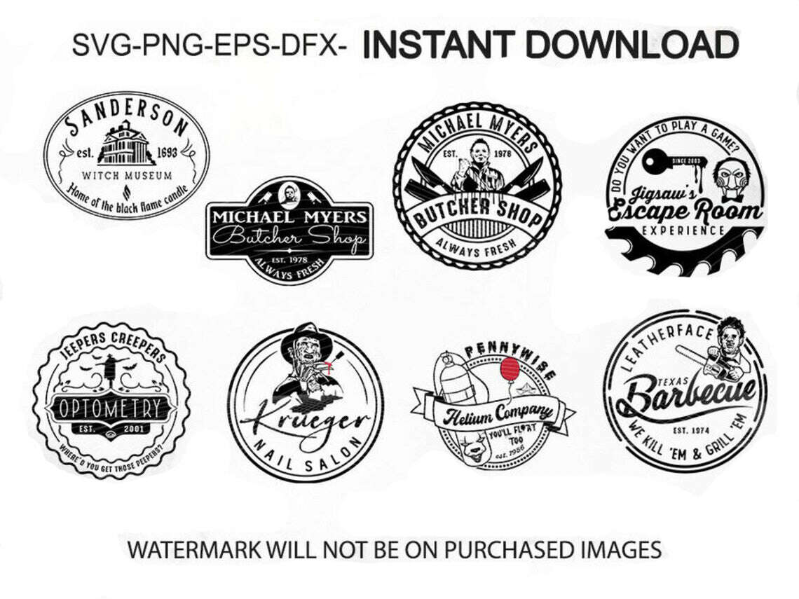 Bundle Hor PNG-SVG, Halloween svg, Cricut