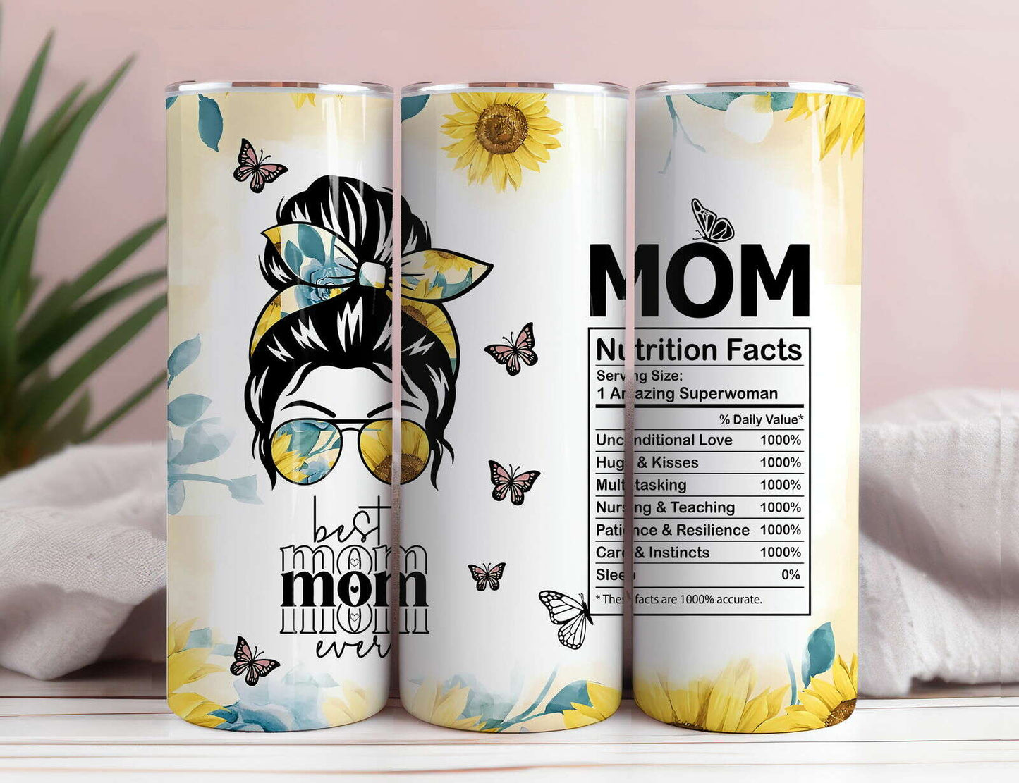 Bundle Mom Nutrition Facts 20oz Skinny Straight & Tapered Designs