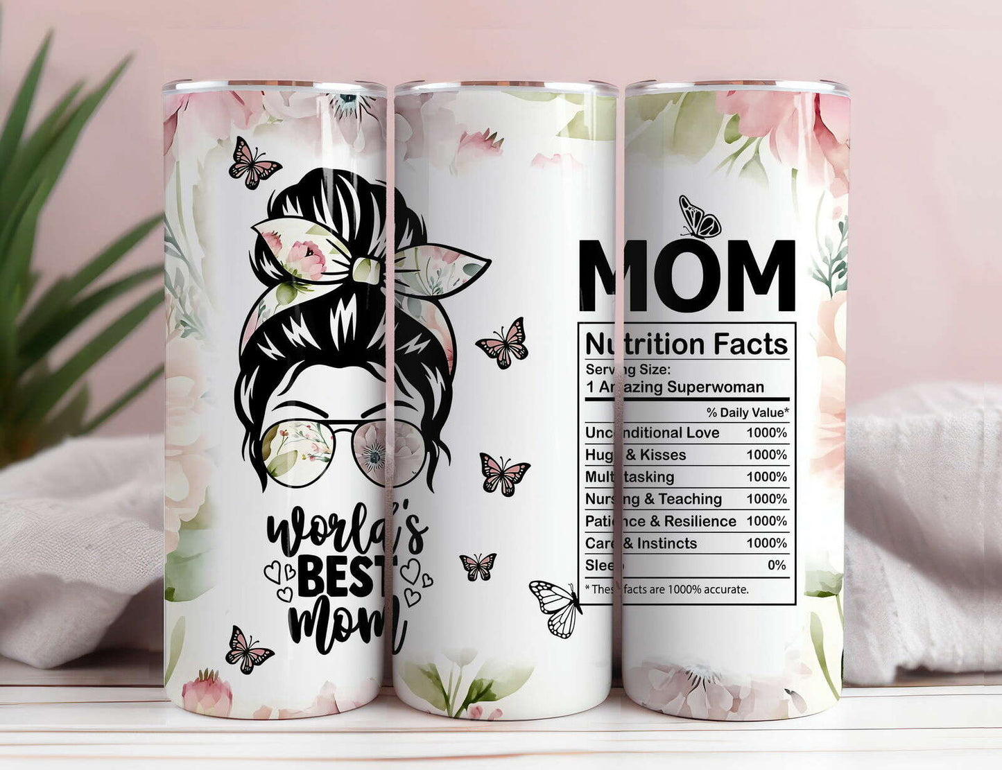 Bundle Mom Nutrition Facts 20oz Skinny Straight & Tapered Designs