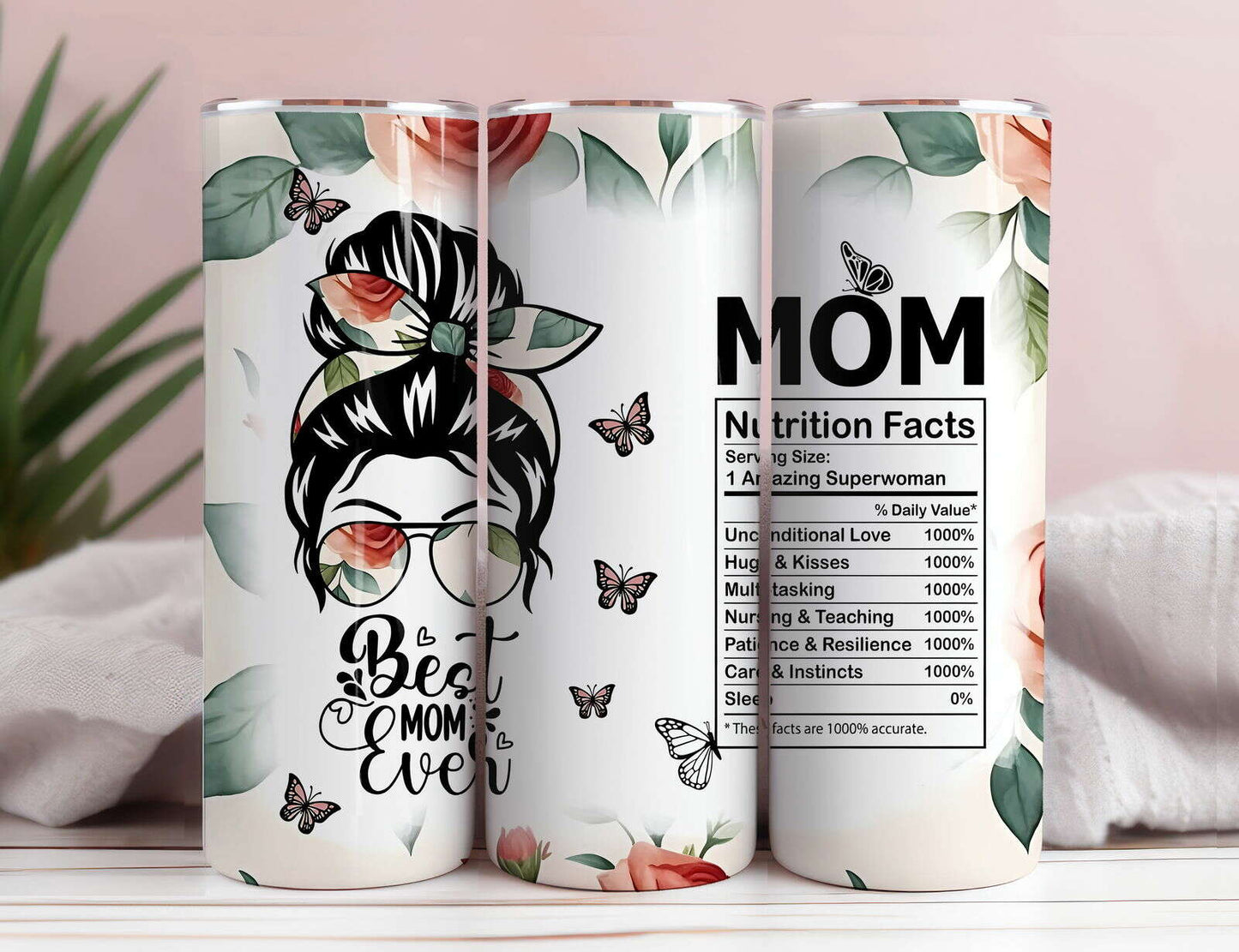Bundle Mom Nutrition Facts 20oz Skinny Straight & Tapered Designs