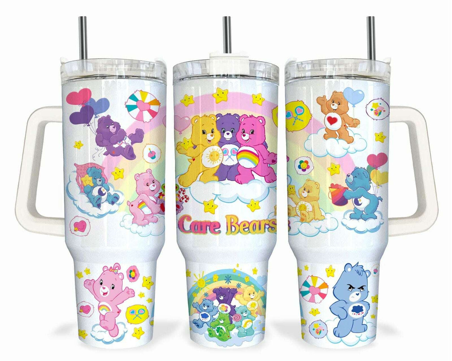 CA BE CT 40oz Tumbler Wrap Png
